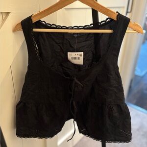 NWT American Eagle tie front top